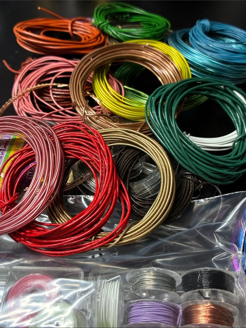 Assorted Colored Craft Wire Spools - Multicolor